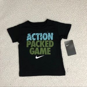 **SOLD** NWT Nike black Tee, boys size 2T